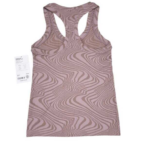 Athleta Momentum Seamless Mauve Marble Racerback Tank Top Size XXS - Picture 6 of 6